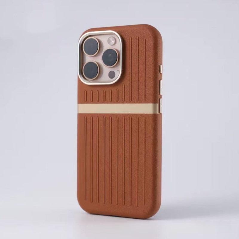 iPhone 17 Premium Leather Phone Case